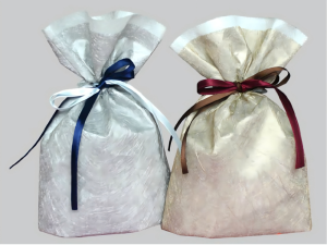 Gold-silver thread rope bag