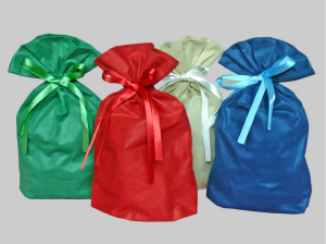 Spunlace fabric rope bag