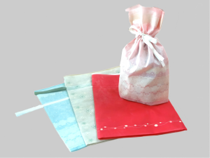 Polyester non-woven rope bag